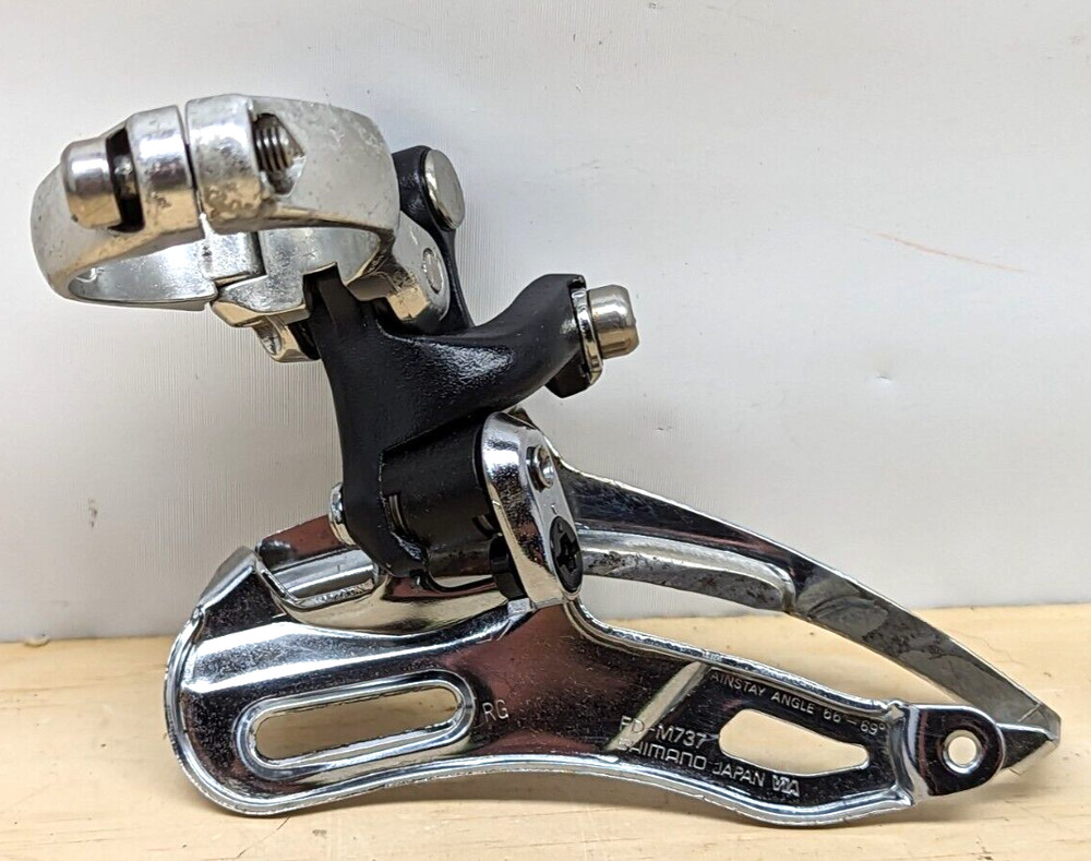 Shimano Deore XT M737 34.9 clamp top pull front derailleur