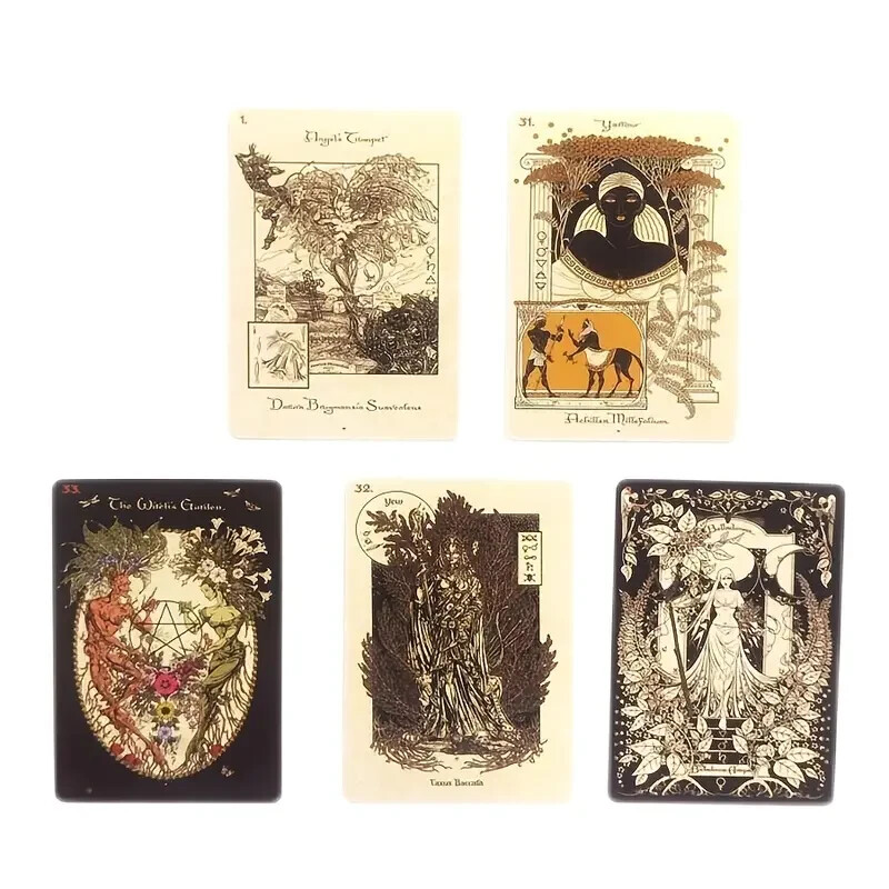 Enchanted Botanical Cards - Premium Paper Game & Accessory Set