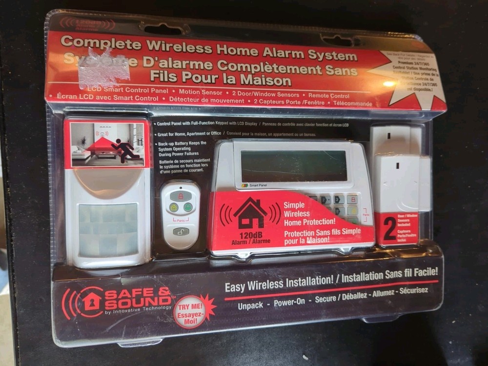 Defiant Wireless Home Security System NO Bluetooth/Internet connection required