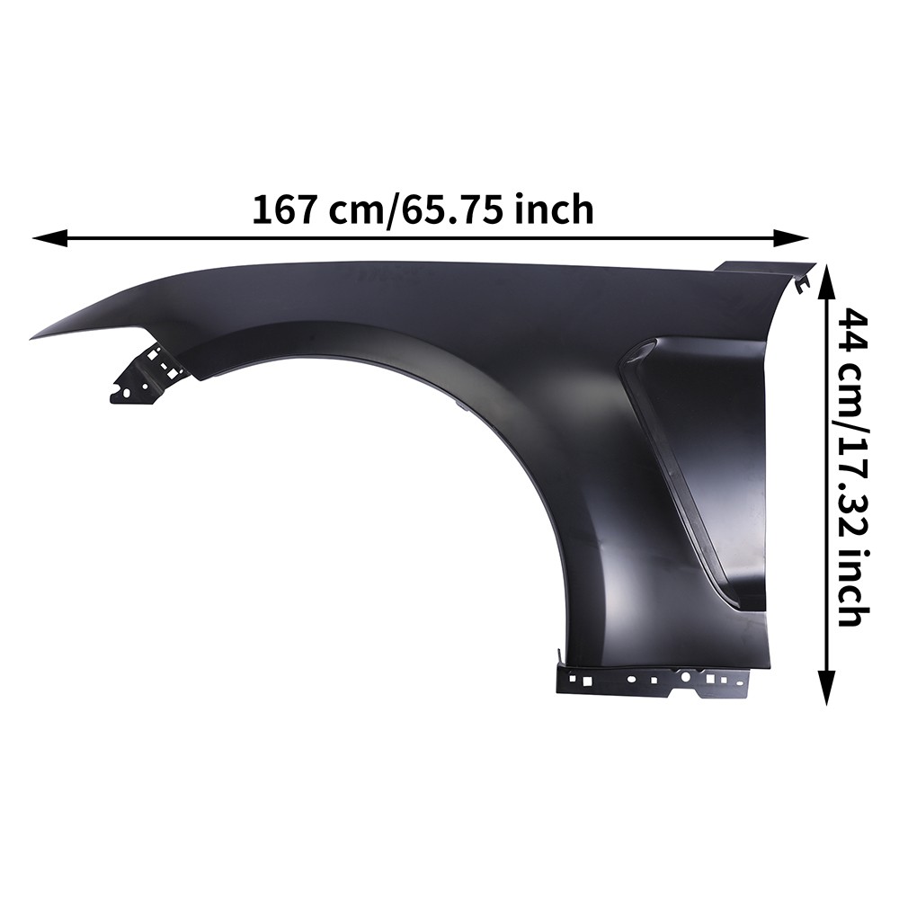 Fender Fits Ford Mustang GT350 Style 2015-2017 Front Left Driver Side Conversion