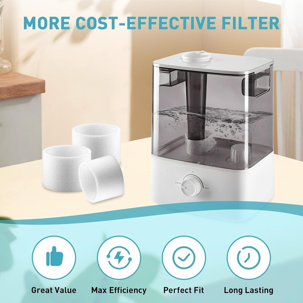 Cost-Effective 30-Pack LEVOIT Humidifier Filters - Eco-Friendly and Efficient
