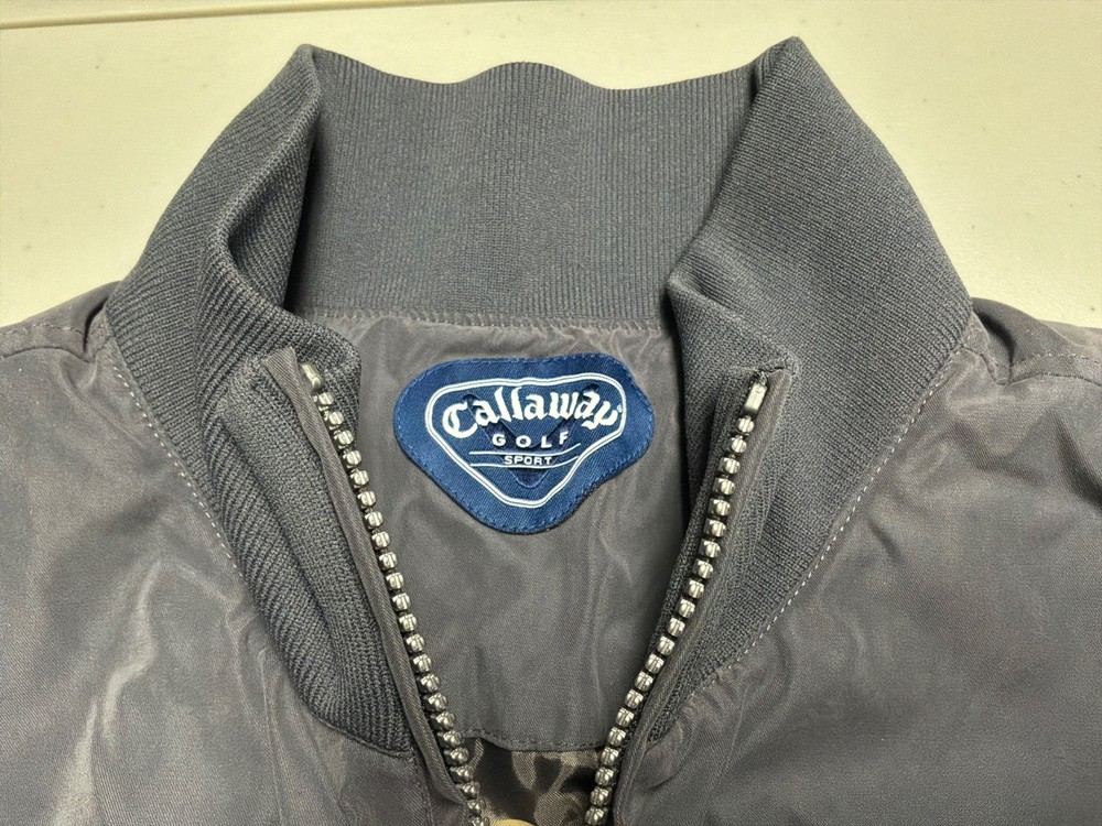 Callaway Golf 1/4 Zip Pullover Windbreaker, Size XL, Gray