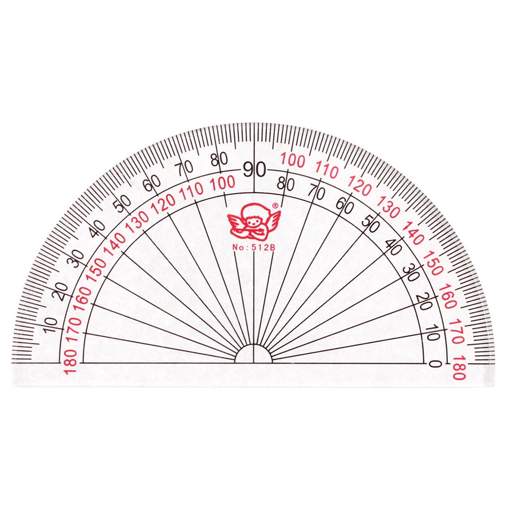 Office Plastic Drafting Drawing Measuring Tool Stationery Protractor