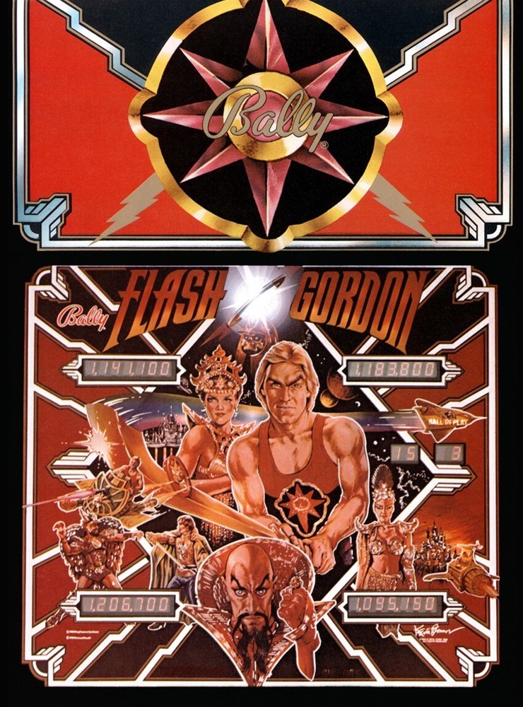 1981 Bally Flash Gordon Pinball Machine Maintenance Super Kit