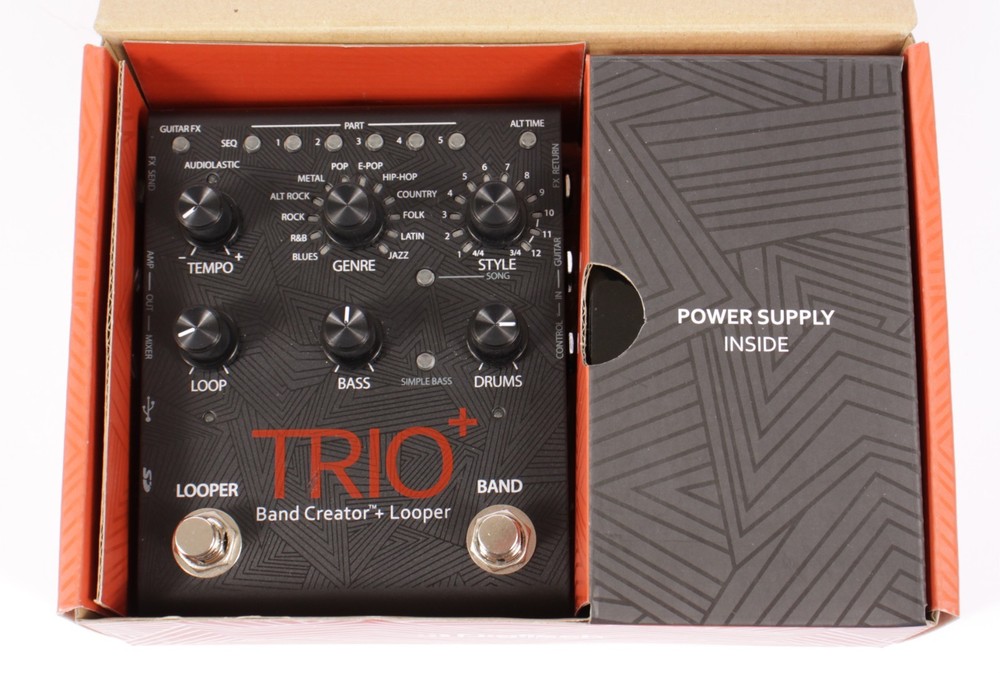 DigiTech Trio+ TRIOPLUSV04 Looper Footswitch Display Band Creator