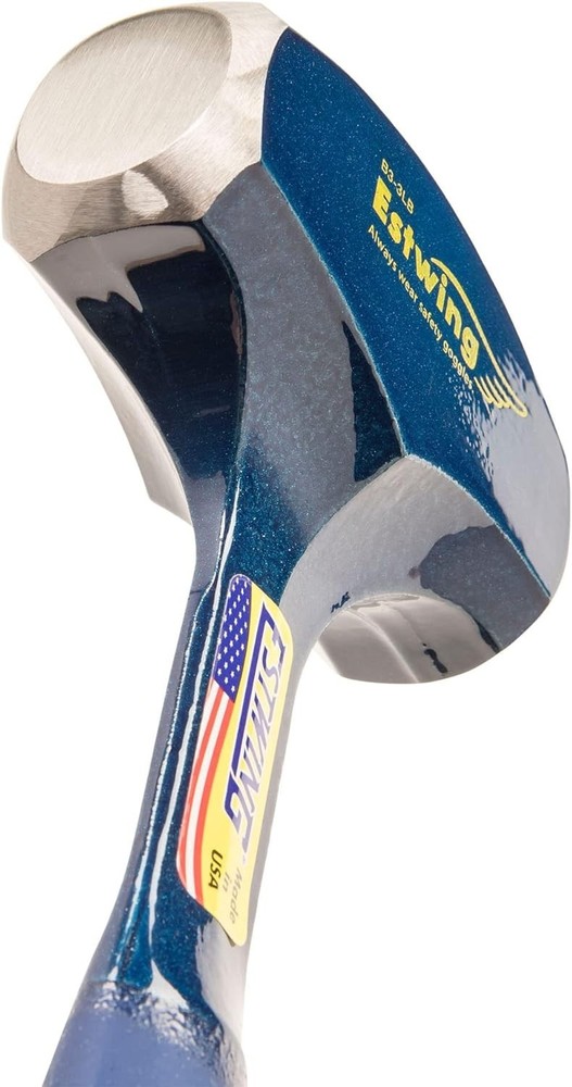 Optimally Designed 3Lb Sledge Hammer with Shock Reduction for Comfort & Control