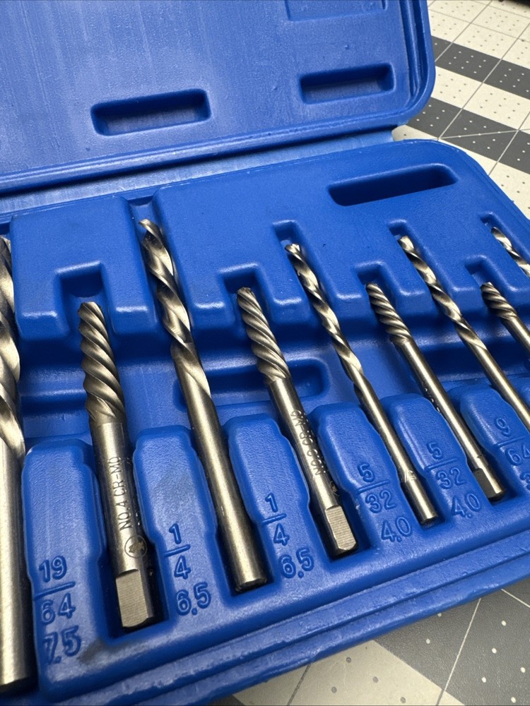 Laser Tools Combination Screw Extractor & Drill Set