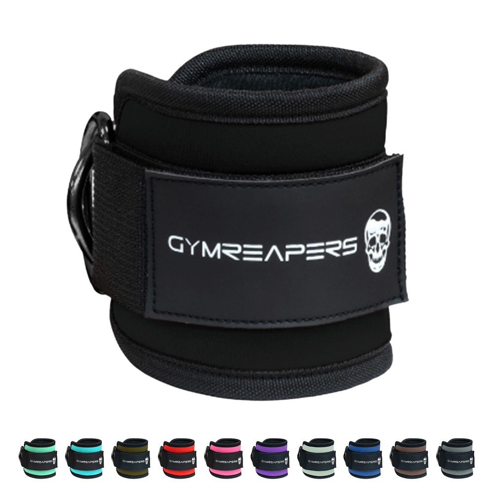 Ankle Straps (Pair) For Cable Machine Kickbacks, Glute Workouts, Lower Body E...