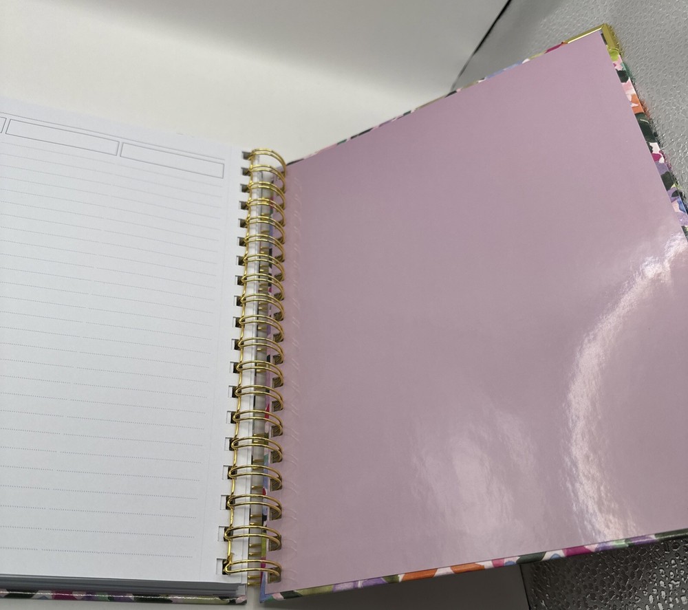 Day Deaigner Hardcover Lined Notebook. Blurred Spring
