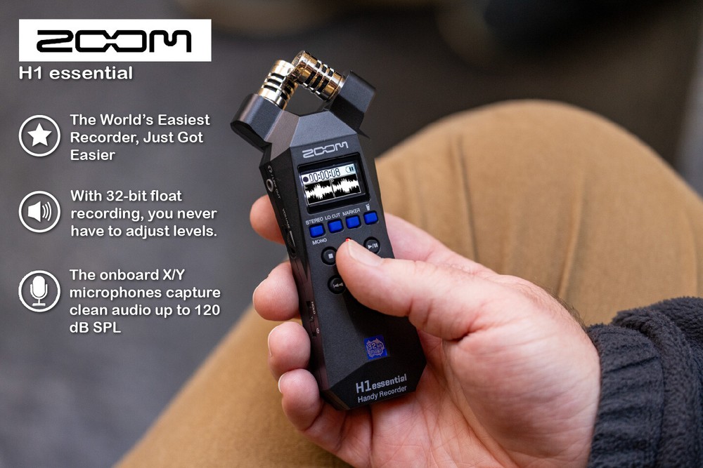Zoom H1essential Stereo Recorder Bundle