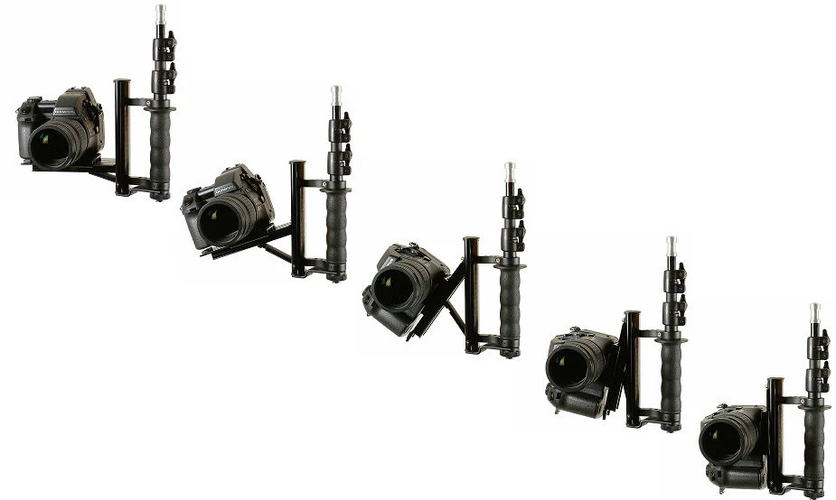 ALZO Flip Flash® Camera Flash Bracket with adjustable flash height