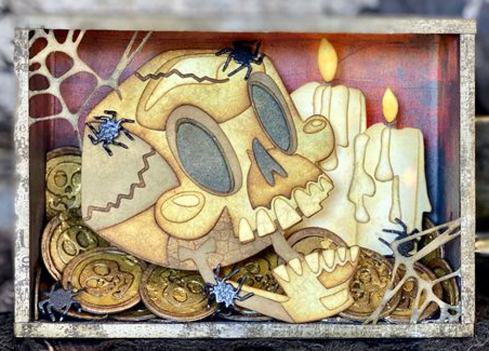 Sizzix Thinlits Spider Web #664747 2pk set Retail $14.99 by Tim Holtz