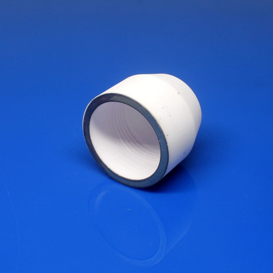 P80 Plasma Cutting Torch Silver Glit Ceramic Shield Cup Qty-10