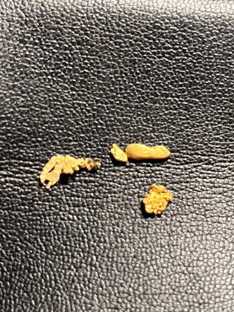 4 ALASKA GOLD NUGGETS 1.00 GRAMS SMALL/MEDIUM SIZE NICE