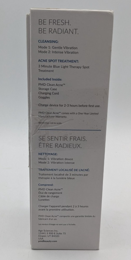 PMD Beauty Clean Acne Blue Light Therapy Blue CaBlue Pre Owned