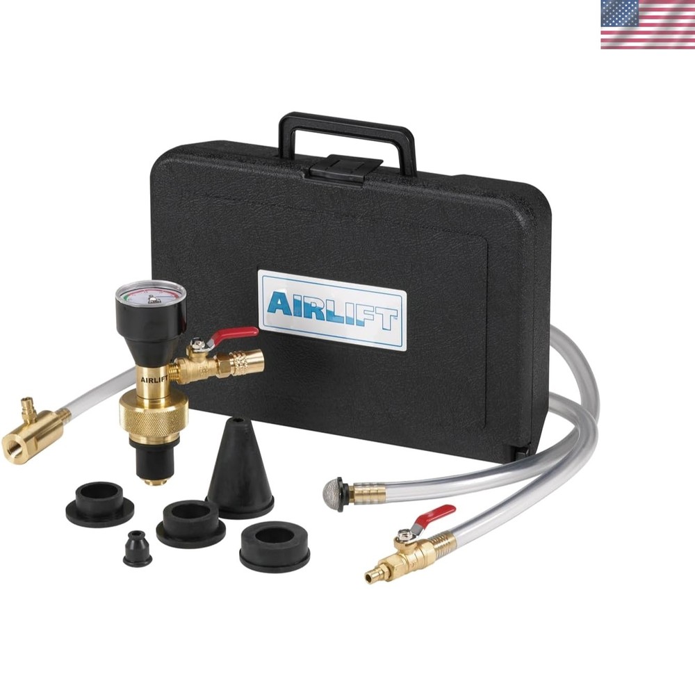 Universal Airlift Cooling System Tool - Leak Detection & Fast Refill Capability