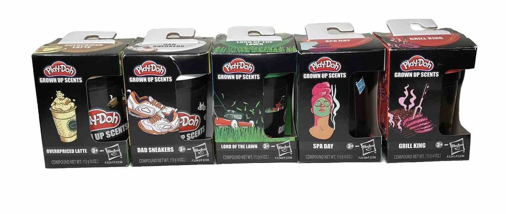 Play-Dough Grown Up Scents 5 Piece Multi-Pack With Tools