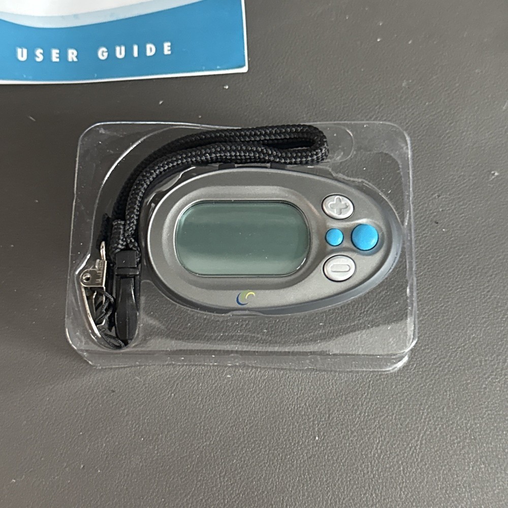 Weight Watchers PointsPlus Pedometer Digital Step Distance Activity Tracker Gray