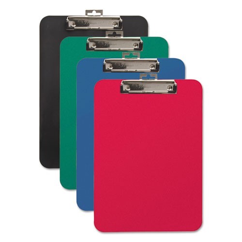 Mobile OPS Unbreakable Clipboard, 0.25" Clip Cap, Holds 8.5x11 Sheets, 2/Pack