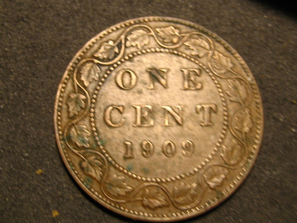 1909 Canadian Large Cent