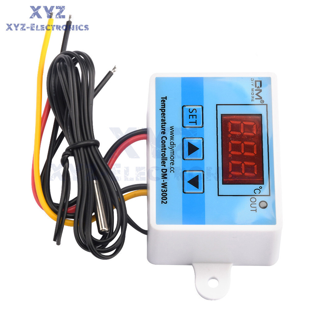 W3002 AC 110-220V Digital Temperature Controller Microcomputer Thermostat Probe
