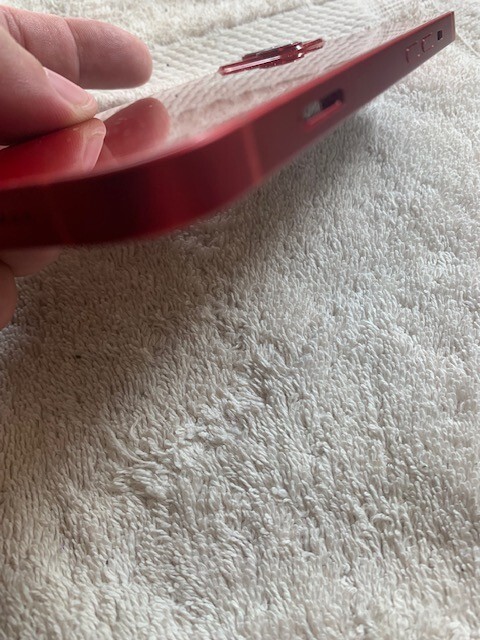 Apple iPhone 13 rear housing back glass chasis red ( C )