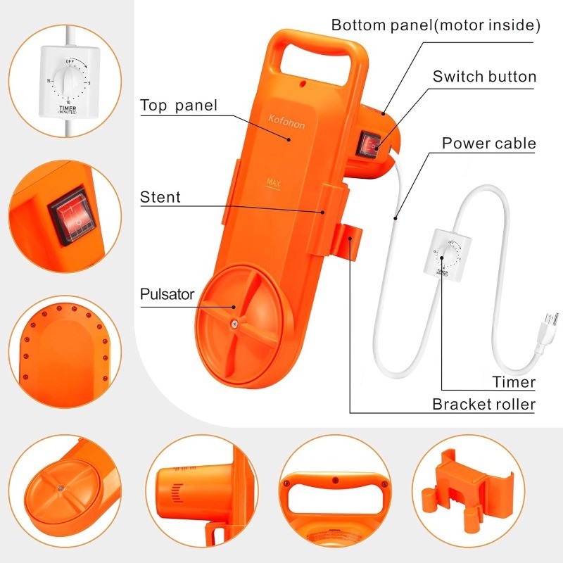 Portable Washing Machine Small Mini Hand Compact Semi Automatic Washer Laundry