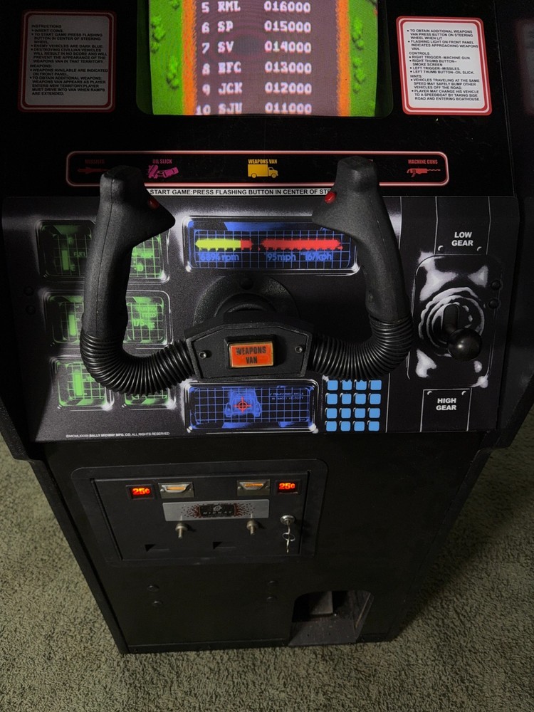 1983 Spy Hunter Arcade Machine