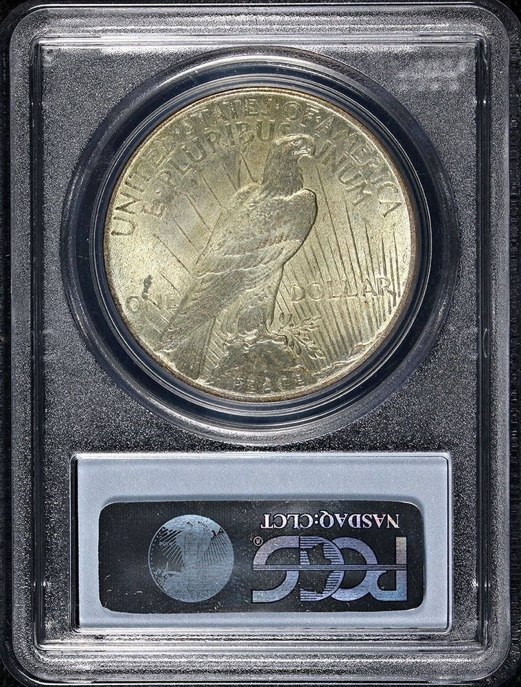 1925-P Peace Dollar PCGS MS64 - Toning