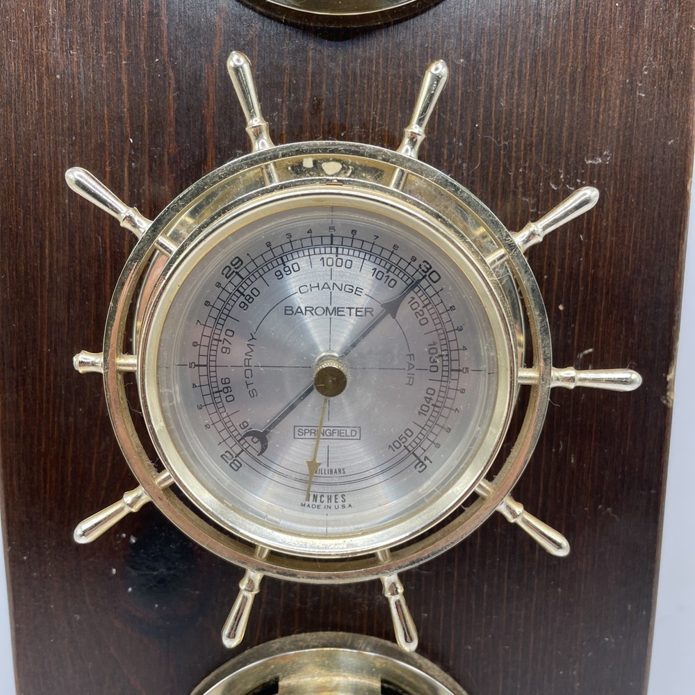 Vintage Nautical Weather Station Springfield