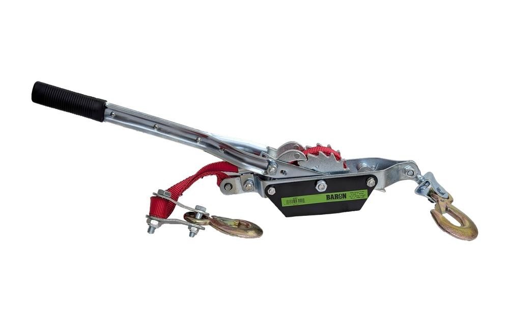 Baron 2-Ton, 4000 Pound, 12' Web Strap Puller - NEW