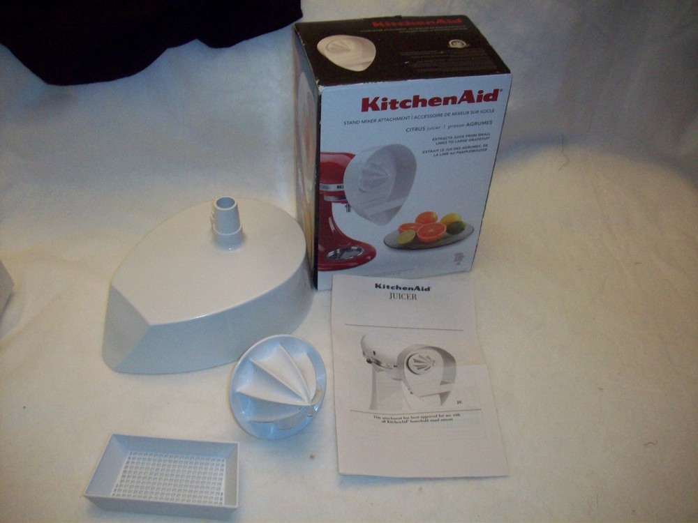 Kitchen Aid Citrus Juicer Stand Mixer Attachment Set JE