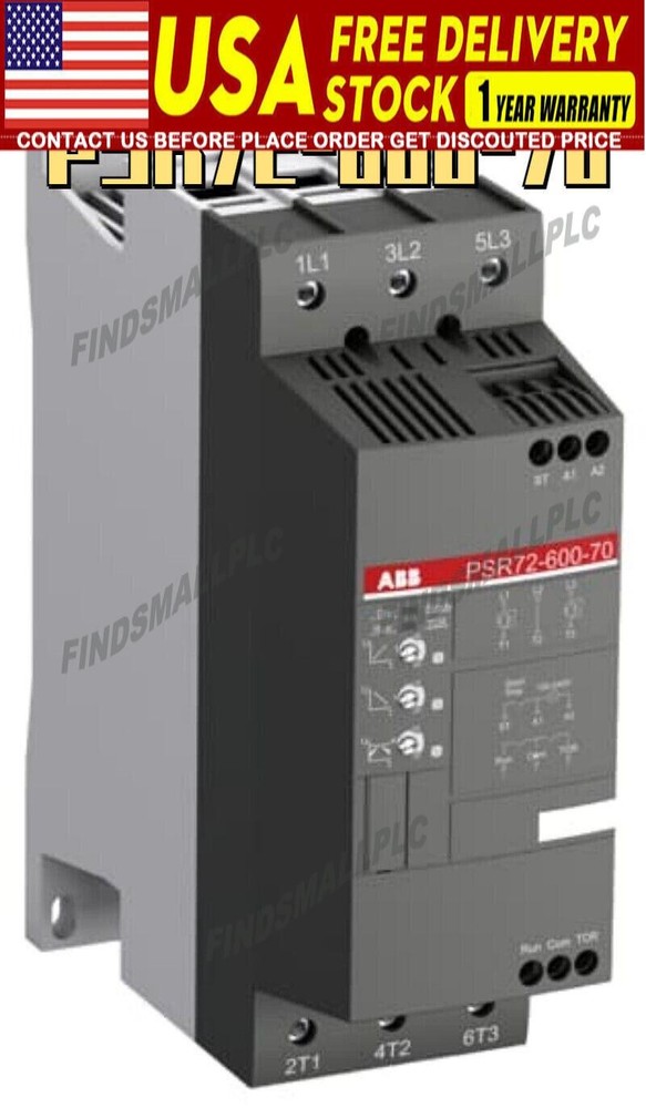 1pc ABB PSR72-600-70 Soft Starter 72A