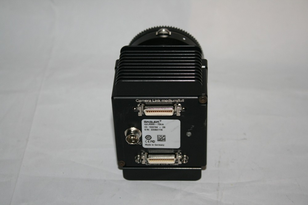 BASLER spL4096-70km Industrial Camera with Lens