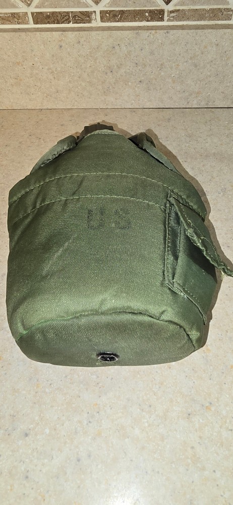 US Military Plastic Canteen with Green Cover