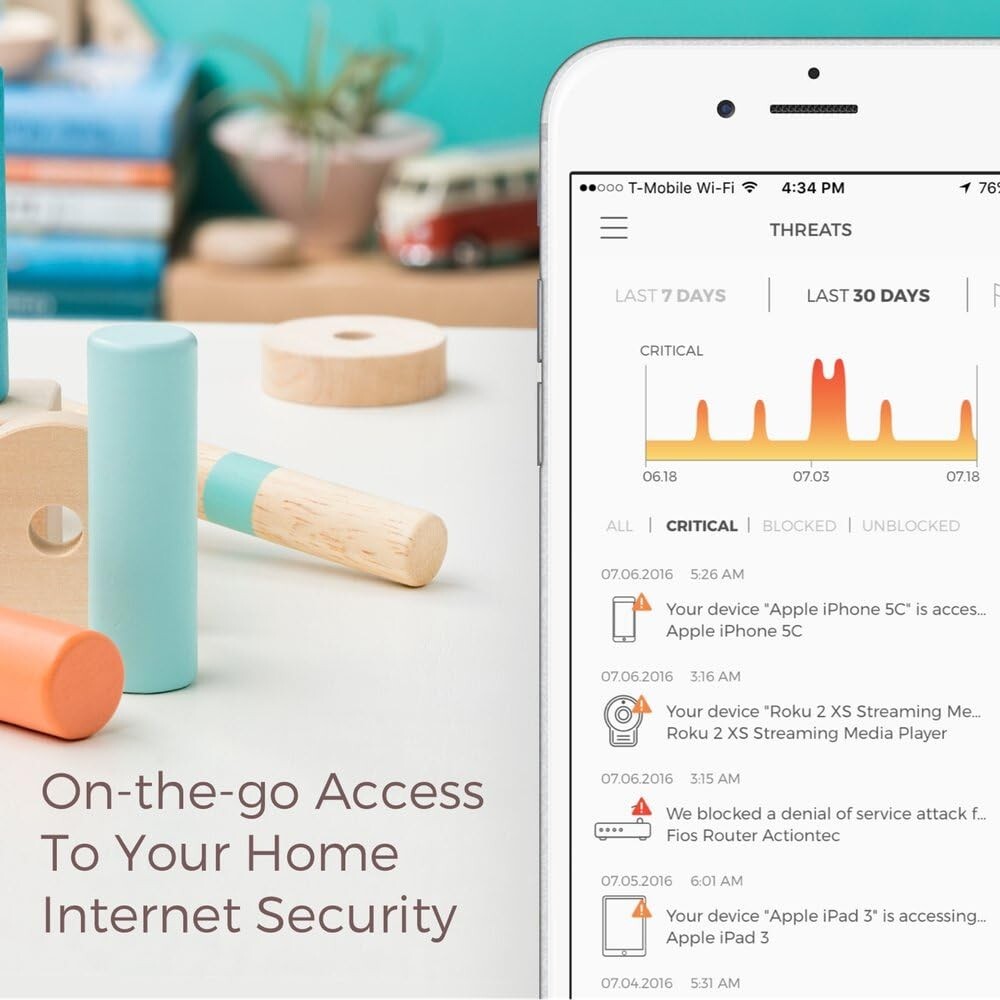 CUJO Smart Firewall Home Network Security Hack Prevention Parental Controls