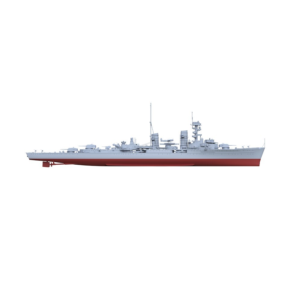 SSC2000563S 1:2000 German Karlsruhe Light Cruiser Full Hull