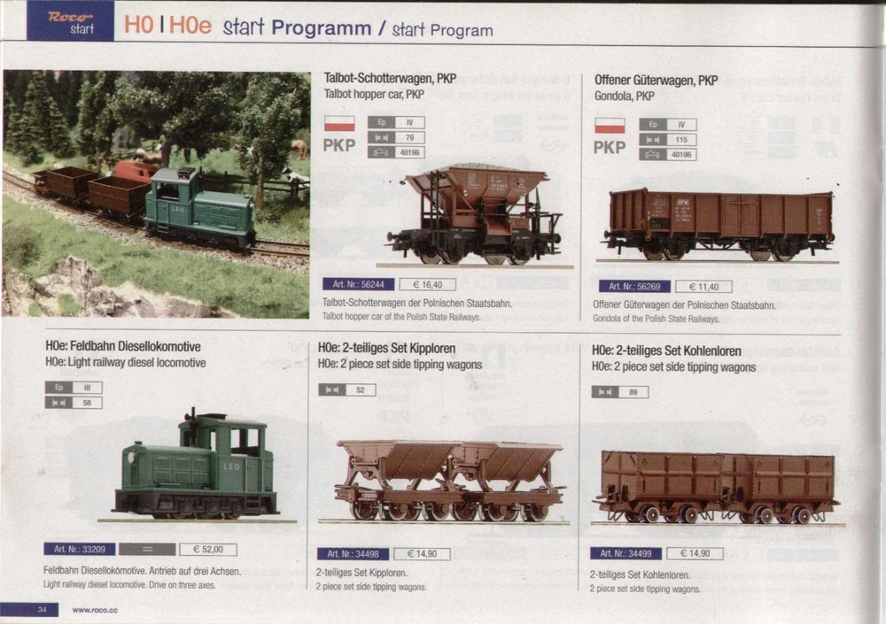 catalog START PROGRAM ROCO FLEISCHMANN 2018 large in detail and technology D E bb