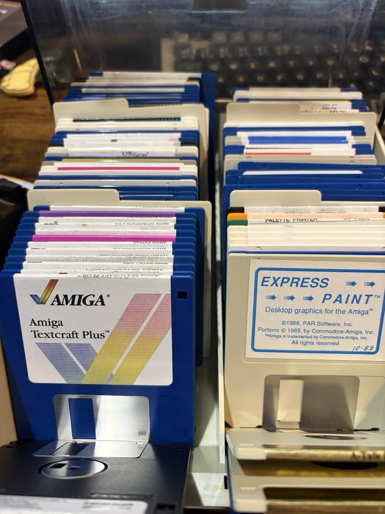 Massive Amiga Floppy Disk Lot 3, Tons Of Utilities. Untested