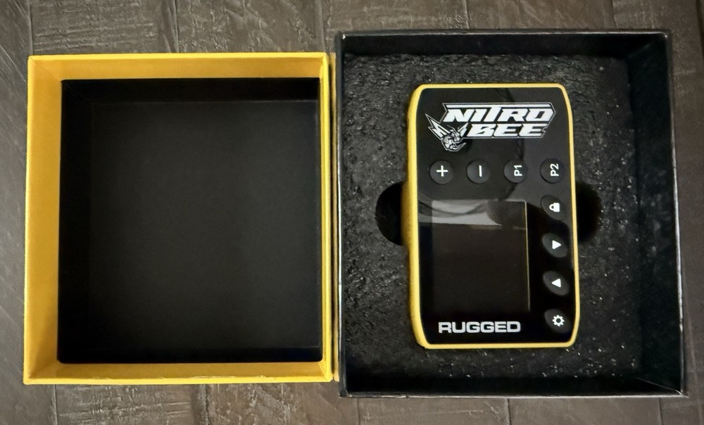 Rugged Radios Nitro Bee Race Receiver! Earbuds, Charging Cable, Used Once