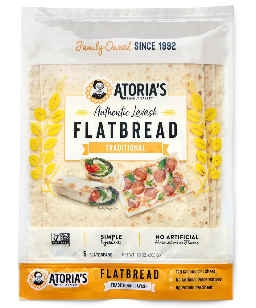 , Traditional Lavash 5 Count, 10 Ounce