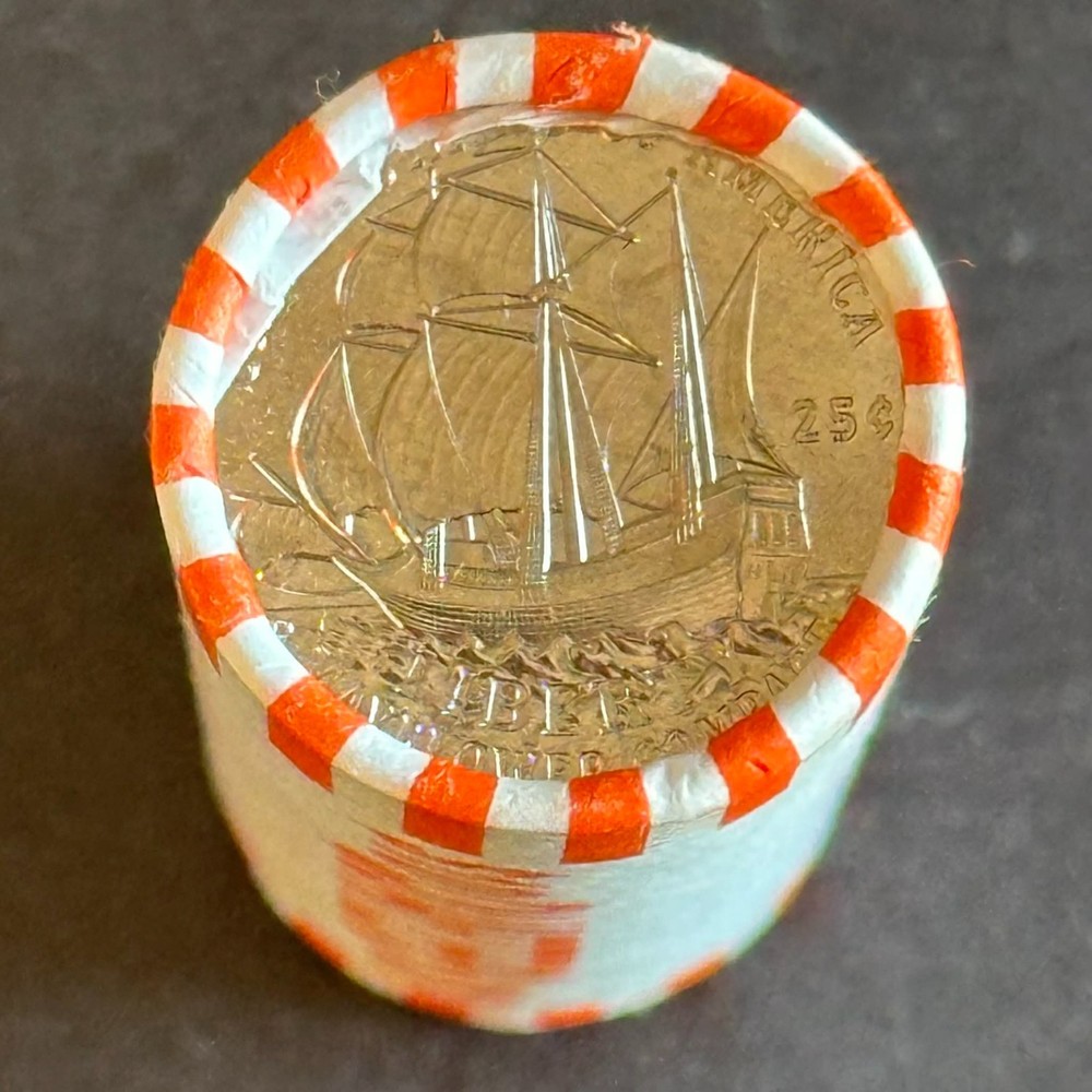 2026 D Mayflower Compact Quarters (1) $10 Roll SEMI-Quincentennial