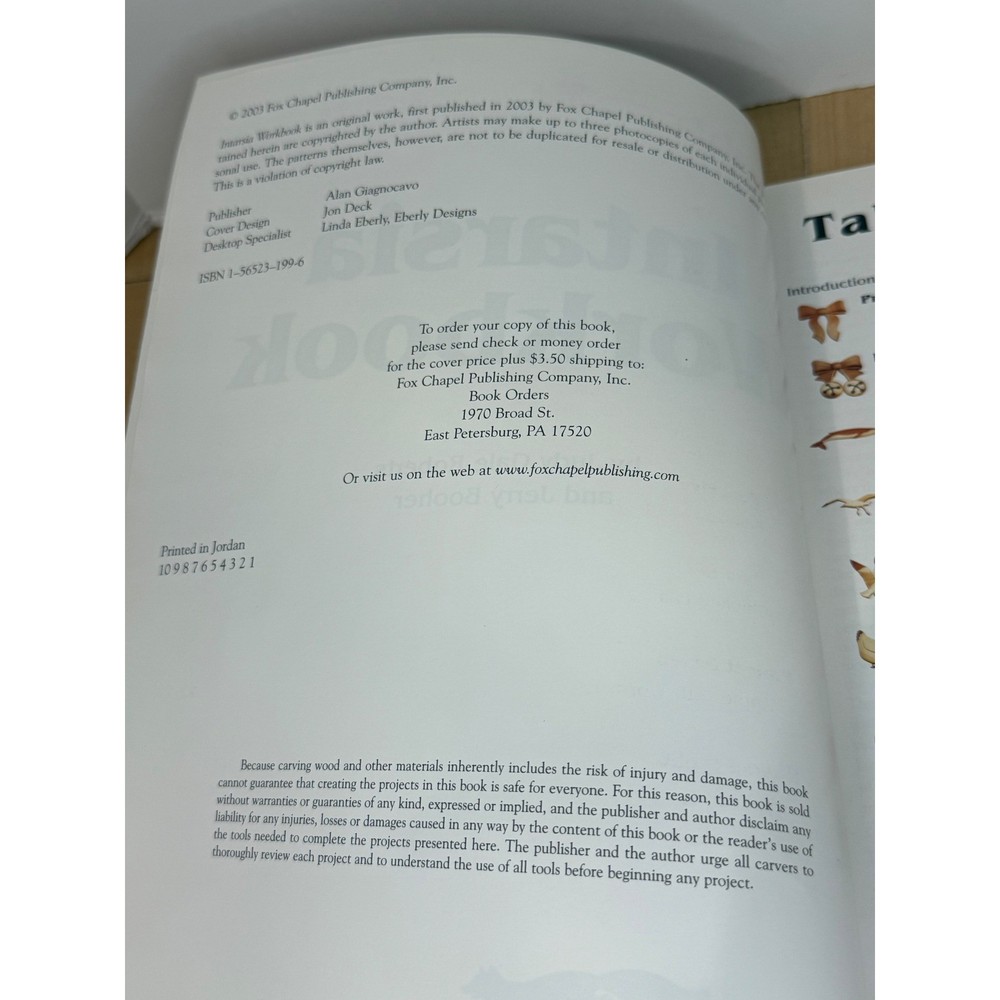 Intarsia Workbook Learning Woodworking 8 Progressive Step by Step Projects Book