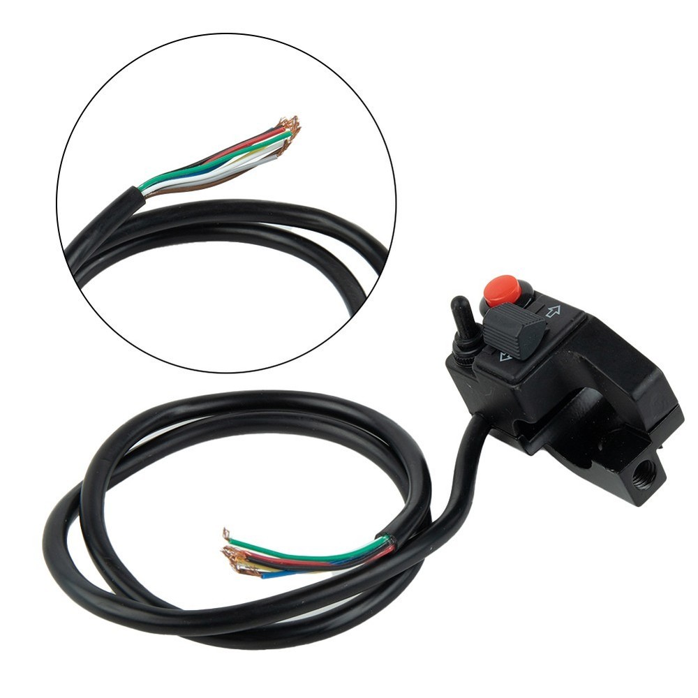Motorcycle Switches Handlebar Switch Headlight Button 6*5*3.5CM ABS Aluminum