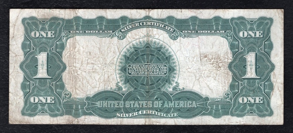 FR. 236 1899 $1 ONE DOLLAR “BLACK EAGLE” SILVER CERTIFICATE NOTE VERY FINE