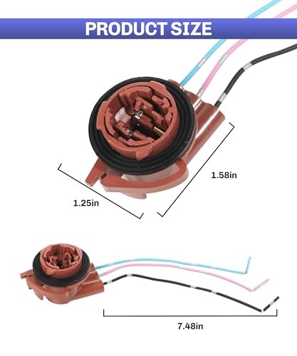 2PCS Turn Signal Socket,Tail Light Socket,Car Accessories Brake Light Socket
