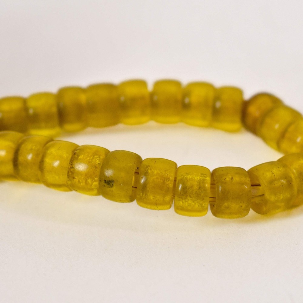 Padre Translucent Yellow Trade Beads