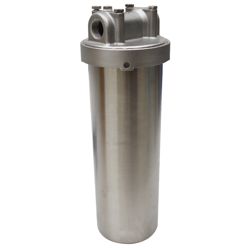 Cartridge Filter Housing Stainless Filtration Tool 1/2NPT 10'' No Filter Element
