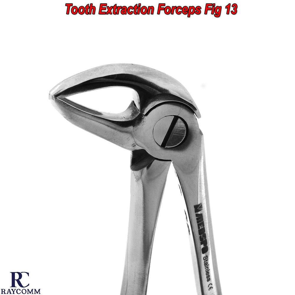Dental Tooth Extraction Forceps Fig. 13 Removal Extracting Lower Teeth Tools CE