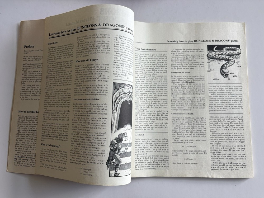 Dungeons and Dragons Basic Rules Set TSR 1983